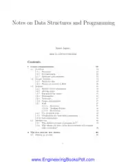 Free Download PDF Books, Notes on Data Structures and Programming Techniques