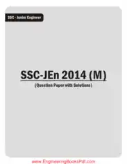 Free Download PDF Books, SSC JE Previous Paper Electrical 2014 M