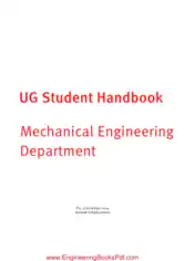 UG Student Handbook Mechanical Engineering Department