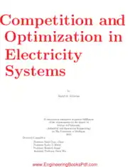 Competition and Optimization in Electricity Systems