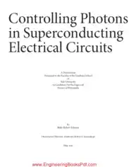 Controlling Photons in Superconducting Electrical Circuits