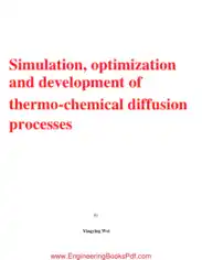 Free Download PDF Books, Simulation Optimization and Development of Thermo Chemical Diffusion Processes