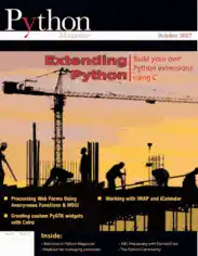 Free Download PDF Books, Python Magazine October 2007