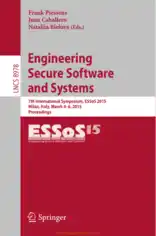 Free Download PDF Books, Engineering Secure Software and Systems