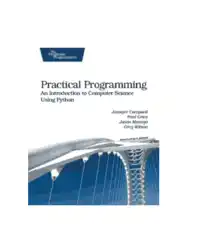 Practical Programming An Introduction to Computer Science Using Python