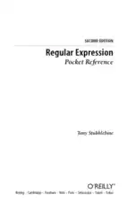 Free Download PDF Books, Regular Expression Pocket Reference 2nd Edition