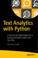 Free Download PDF Books, Text Analytics with Python A Practical Real World Approach to Gaining Actionable Insights