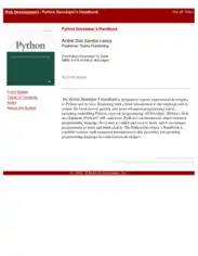 Python developer s handbook