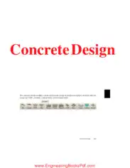 Free Download PDF Books, Concrete Design Manual