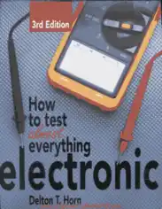 Free Download PDF Books, How to Test Almost Everything Electronic