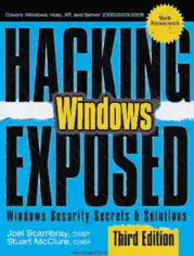 Hacking Exposed Windows Security Secrets And Solutions, 3rd Edition
