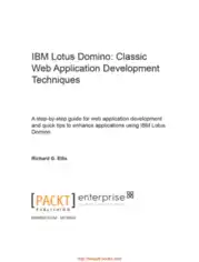 IBM Lotus Domino – Classic Web Application Development Techniques