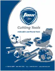 Free Download PDF Books, Cutting Tools Indexable and Round Tools