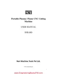 Portable Plasma Flame CNC Cutting Machine USER MANUAL