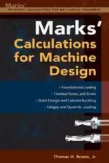 Free Download PDF Books, Calculations For Machine Design