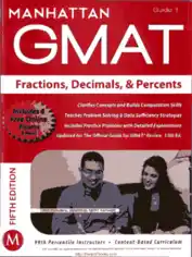 Free Download PDF Books, MANHATTAN GMAT Fractions Decimals and Percents GMAT Strategy Guide
