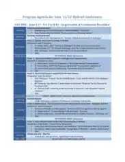 Free Download PDF Books, Conference Program Agenda Template