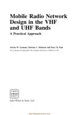 Mobile Radio Network Design in the VHF and UHF Bands – Networking Book