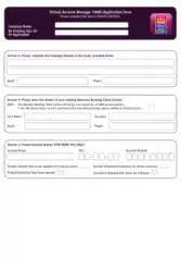 Account Manager Application Form Template