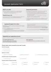 Account Transfer Application Form Template