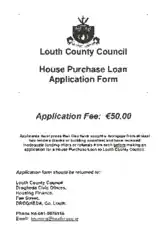Council House Application Form Template