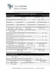 Nanny Employment Application Form Template