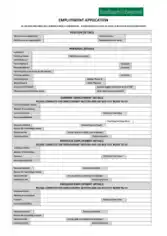 Free Download PDF Books, Sample Employee Application Form Template
