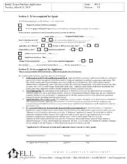 Lease Purchase Application Form Template