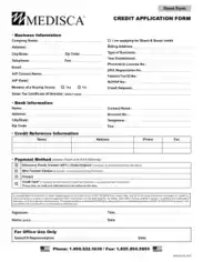 Credit Application Form Pdf Template