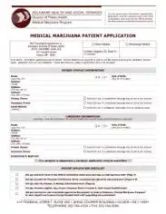 Free Medical Application Form Template