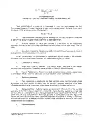 Accounting Consultation Agreement Template