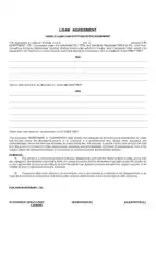 Free Download PDF Books, Car Loan Agreement Template