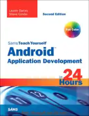 Sams Teach Yourself Android Application Development in 24 Hours 2nd Edition