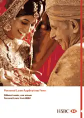 Personal Loan Application Agreement Form Template