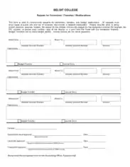 Accounting Journal Entry Budget Form Template