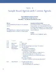 Board Meeting Consent Agenda