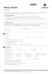 Damage To Vehicle Claim Form Template