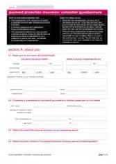 Free Download PDF Books, Payment Protection Claim Form Template