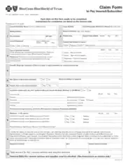 Free Download PDF Books, Blue Cross Medical Claim Form Template