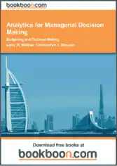 Analytics For Managerial Decision Making Book