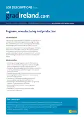 Free Download PDF Books, Manufacturing Production Engineer Job Description Template