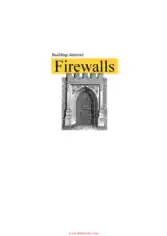 Building Internet Firewalls 2nd Edition Book