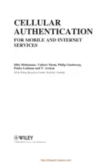 Cellular Authentication For Mobile And Internet Services Book
