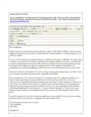 Free Download PDF Books, General Job Application Email Example Template