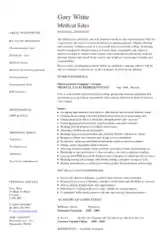 Resume for Medical Job Application Template