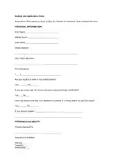 Free Download PDF Books, Sample Job Application Form(1) Template