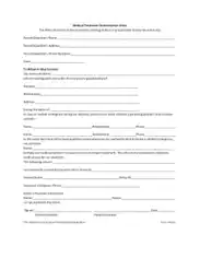 Medical Treatment Authorization Letter Template