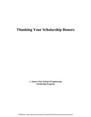 Free Download PDF Books, Donation Scholarship Thank You Letter Template