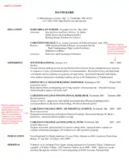 Lawyer Resume Template