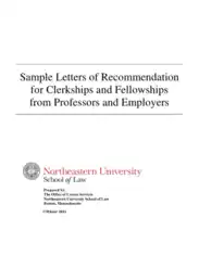 Free Download PDF Books, Clerkship Letter of Recommendation Template